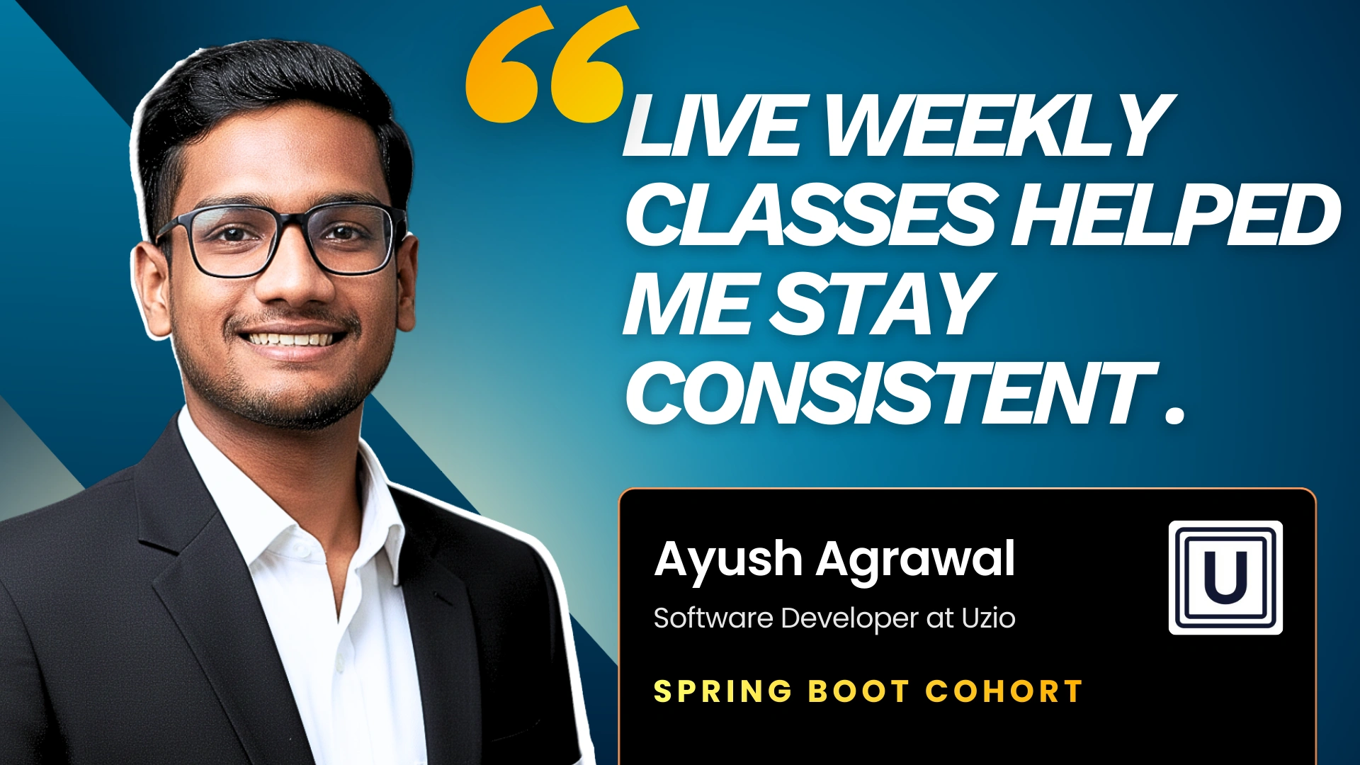 Ayush Agrawal Testimonial